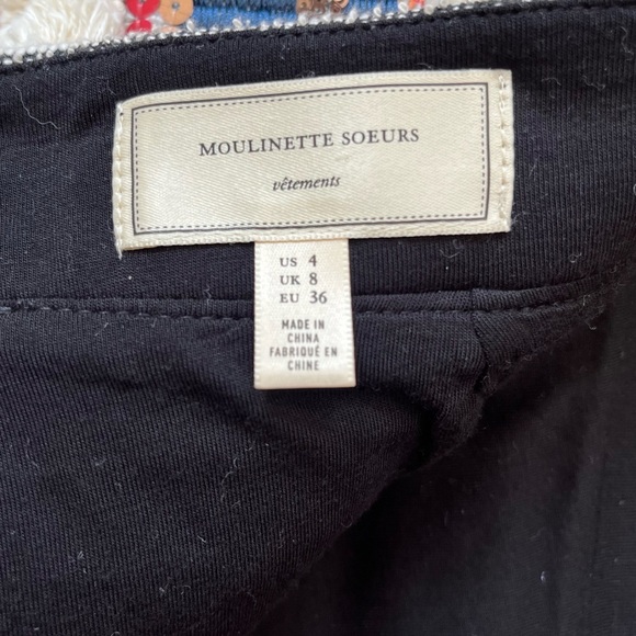 Anthropologie Bohemian Moulinette Soeurs Erine Beaded Fringe Skirt size 4 - Picture 3 of 15